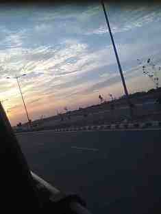 Its time to say goodbye The sky is ai combination of blue and gold