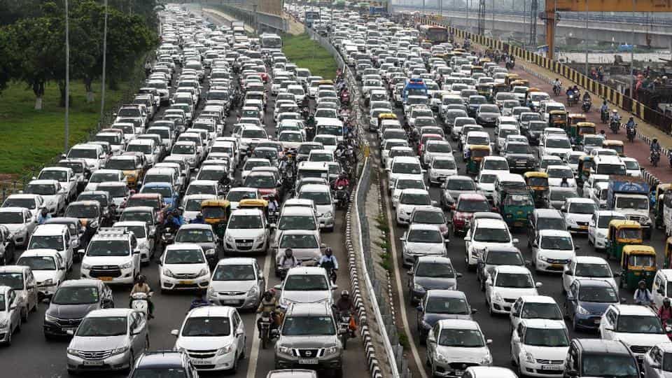 TRAFFIC JAM IN DELHI